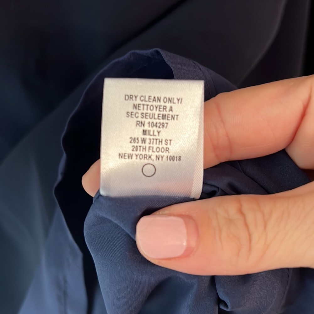 Milly size 2 navy dress - Picture 12 of 13